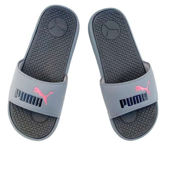 Puma Cool Cat WNS Slide Sandals Castlerock Pink – Style 371013-07 - - Picture 2 of 11